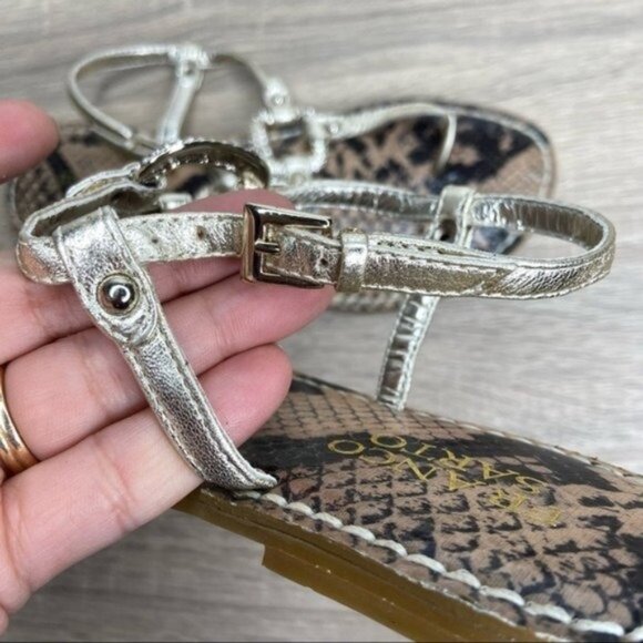 Franco Sarto Snake Print with Rhinestones Detail Size 6 NWOT - Picture 5 of 5